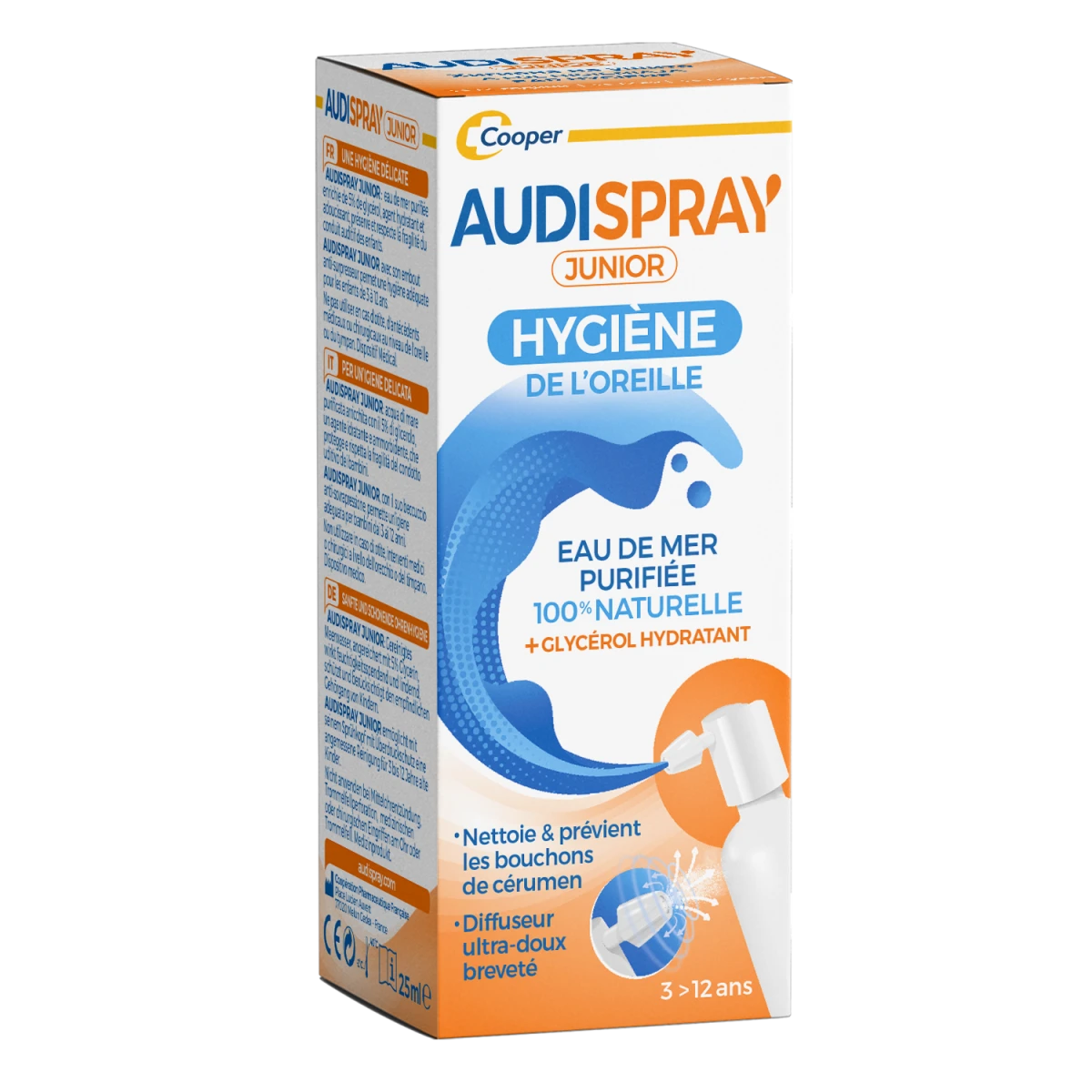 Spray Nettoyant pour Enfant Audi Baby - Hygiène auditive des enfants