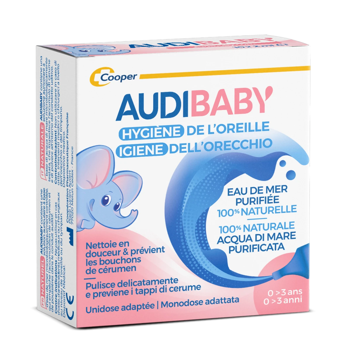 audispray Audibaby  pour l'hygiene de l'oreille de bébé